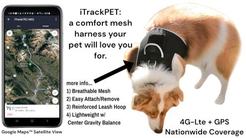 NEW GPS Animal Tracking Mini GPS Waterproof Pet Collar Mount Tracker Size:L