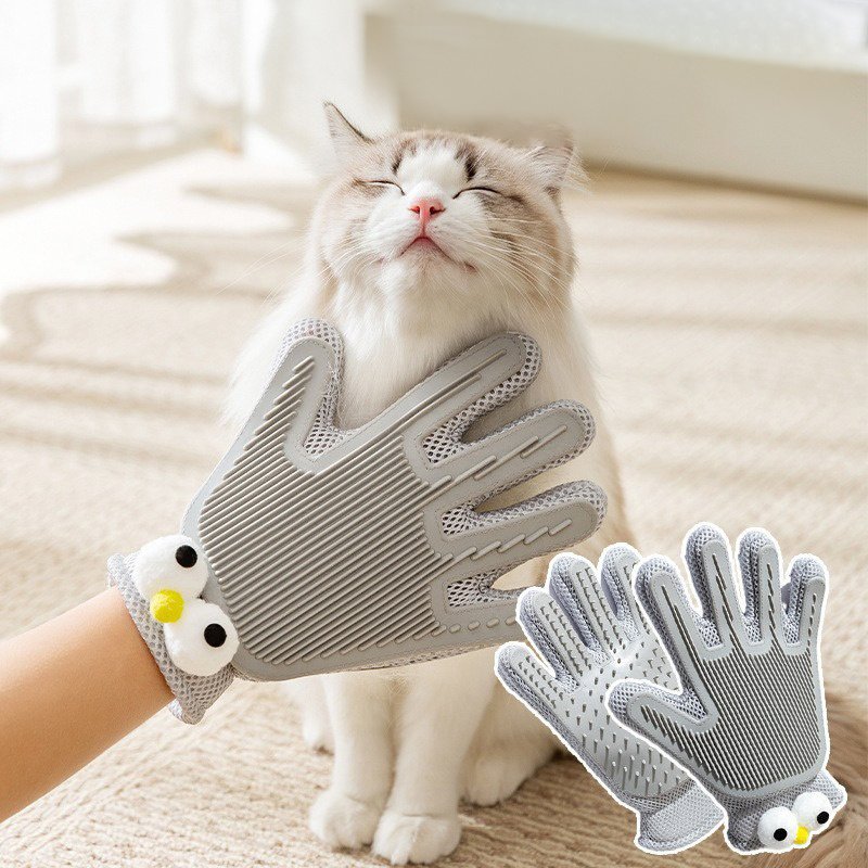 2 In 1 Pet Grooming Gloves For Dogs And Cats, Pet Fur Remover Gloves, Grooming Brush For Shedding, Massage, Hair Remover Mitt, Fur Cleaner For Couch 2 In 1 Pet Grooming Gloves For Dogs And Cats, Pet Fur Remover Gloves, Grooming Brush For Shedding, Massage, Hair Remover Mitt, Fur Cleaner For Couch